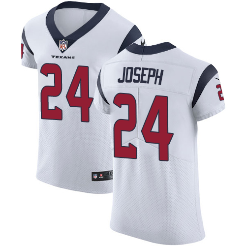 Nike Texans #24 Johnathan Joseph White Men's Stitched NFL Vapor Untouchable Elite Jersey